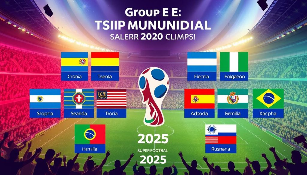 lista de classificados no Grupo E do Super Mundial