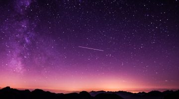 Ceu noturno com Via Lactea